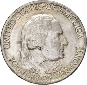 1/2 dollar 1927 Vermont Sesquicentennial