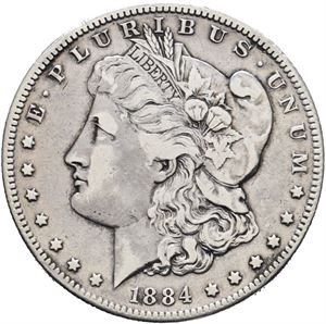 Morgan Dollar 1884 S