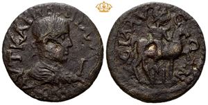 PAMPHYLIA, Sillyum. Gallienus. AD 253-268, Æ decassarion (29 mm, 13,15 g).