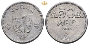 50 øre 1944 Zink.