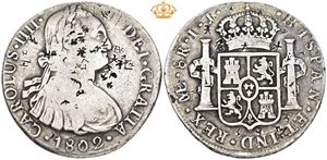 8 Reales 1802 I.J