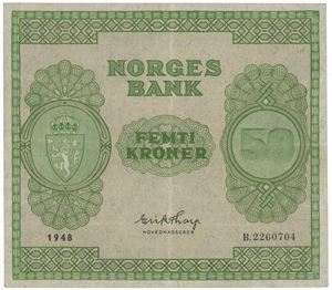 50 kroner 1948 B 2260704.