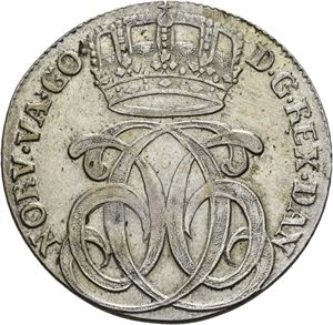 CHRISTIAN VI 1730-1746. KONGSBERG. 24 skilling 1746. S.2