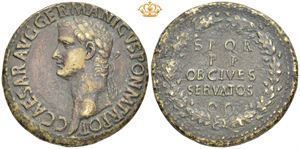 Æ Sestertius, AD 37-38
