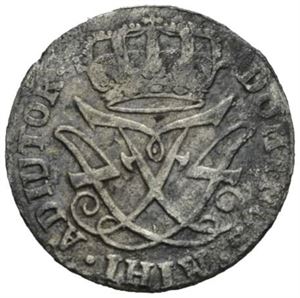 12 skilling 1719. Svakt korrodert/slightly corroded. S.5