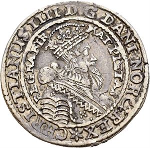 Christian IV 1588-1648. 1/4 speciedaler 1641. S.12