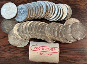 Lott 61 stk. 10 kroner 1964