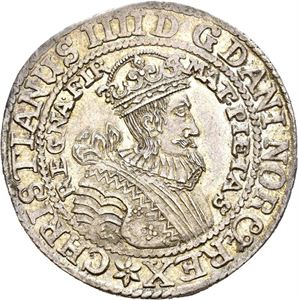 CHRISTIAN IV 1588-1648, CHRISTIANIA, 1/2 speciedaler 1633. RR.  S.4