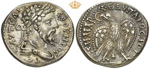 BI Tetradrachm, AD 208-209