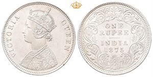 Victoria, rupee 1875