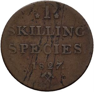 1 skilling 1827