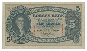 5 kroner 1938. P8954016