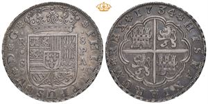 Philip V, 8 reales 1734. PA. Sevilla