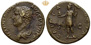 Hadrian. AD 117-138. Æ dupondius (12,64 g).