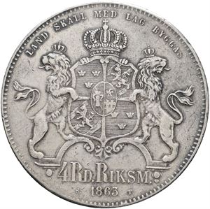 4 Riksdaler Riksmynt 1863