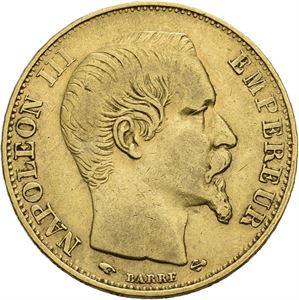 Napoleon III, 20 francs 1855 A