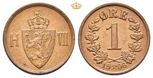 Norway. 1 øre 1906
