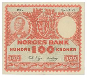 100 kroner 1957. E.7171776