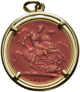 Sovereign 1958 anhengt og emaljert