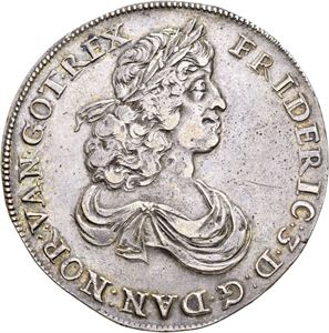 FREDERIK III 1648-1670 Speciedaler 1668. S.17