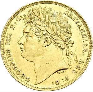 George IV, sovereign 1822