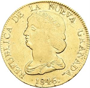 16 pesos 1846. Popayan