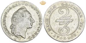 2/3 Taler 1763, Neudorff