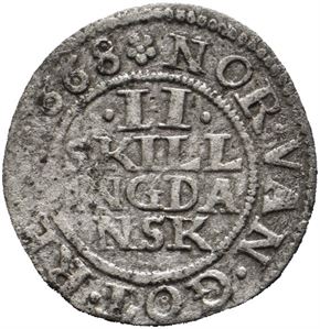 2 skilling 1668