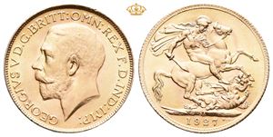 George V, sovereign 1927 SA