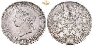 Victoria, dollar 1866