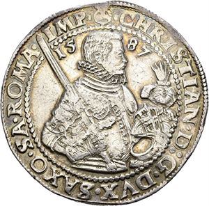 Christian I, taler 1587, Dresden