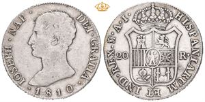 Joseph Napoleon, 20 reales 1810. AI. Madrid