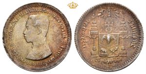 1/4 baht RS 122 (=1903). Fin gammel patina/nice old patina