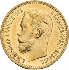 Nikolai II, 5 rubel 1897