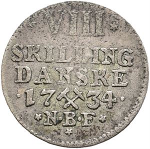 8 skilling 1734