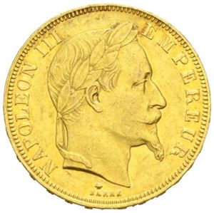 Napoleon III, 50 francs 1862 A.