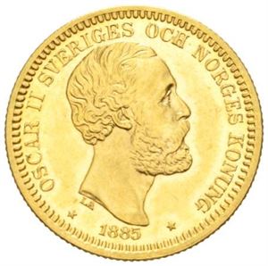Oskar II, 20 kronor 1885
