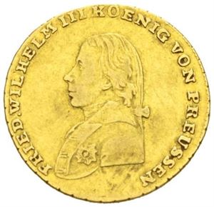 Preussen, Friedrich Wilhelm III, 1 Friedrichs d`or 1799 A. Riper på revers/scratches on reverse