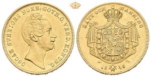 4 dukat 1846. Stockholm. (13,98 g)