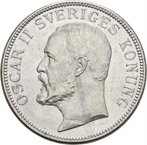 Oskar II, 2 kronor 1907