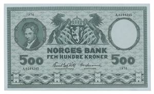 500 kroner 1976. A6244245