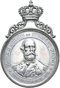 Norge, Oscar II. Belønning for fortjenstlig virksomhet 6. juni 1882, noe løs