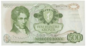 500 kroner 1978. A.2644174