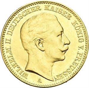 Preussen, Wilhelm II, 20 mark 1900 A