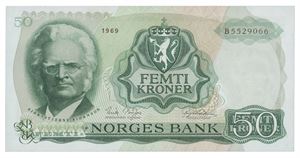 50 kroner 1969. B5529066