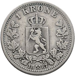 1 krone 1887