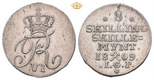 Frederik VI (1808 - 1814) 8 skilling 1809 SKILLE=