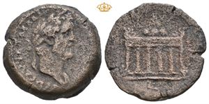 EGYPT, Alexandria. Antoninus Pius, 138-161 e.Kr. Æ drakme (32 mm; 22,10 g)