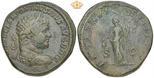 Æ Sestertius, AD 213