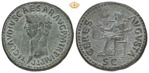Claudius, AD 41-54. Æ dupondius (21,5 mm; 16,82 g)